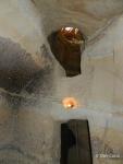 Luminatorul ce dă spre turla și intrarea de la Biserica 2