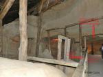 Intrarea în pronaos la biserica 2 înainte de săpăturile arheologice